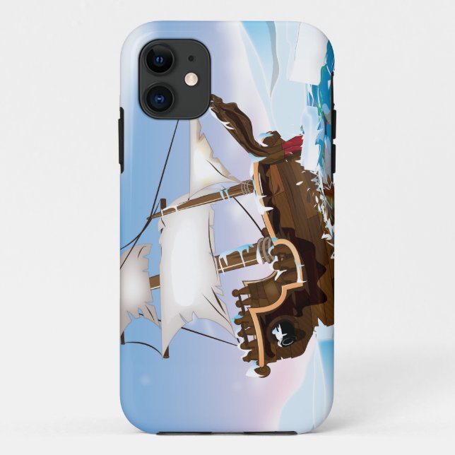 Capa Para iPhone Da Case-Mate Navio Quebra-Gelo (Verso)