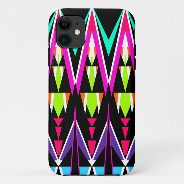 Capa Para iPhone Da Case-Mate Néon do pop tribal (Verso)