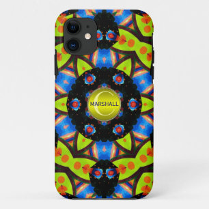Capa Para iPhone Da Case-Mate Nome do Monograma de Vida Colorida CaseMate iPhone