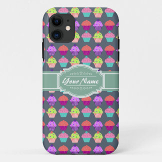 Capa Para iPhone Da Case-Mate Nome MintPersonalizado do Padrão do cupcake