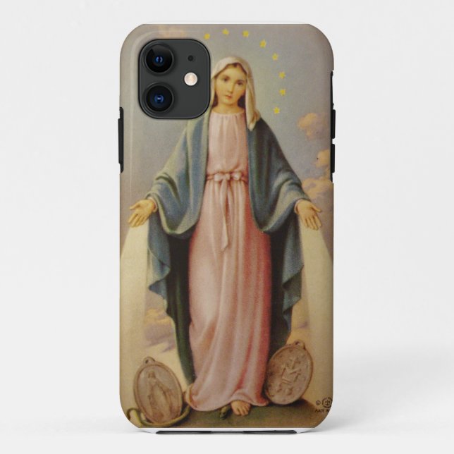 Capa Para iPhone Da Case-Mate Nossa senhora da mãe abençoada rosário Mary (Verso)