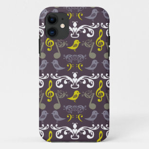 Capa Para iPhone Da Case-Mate Notas de música e aves
