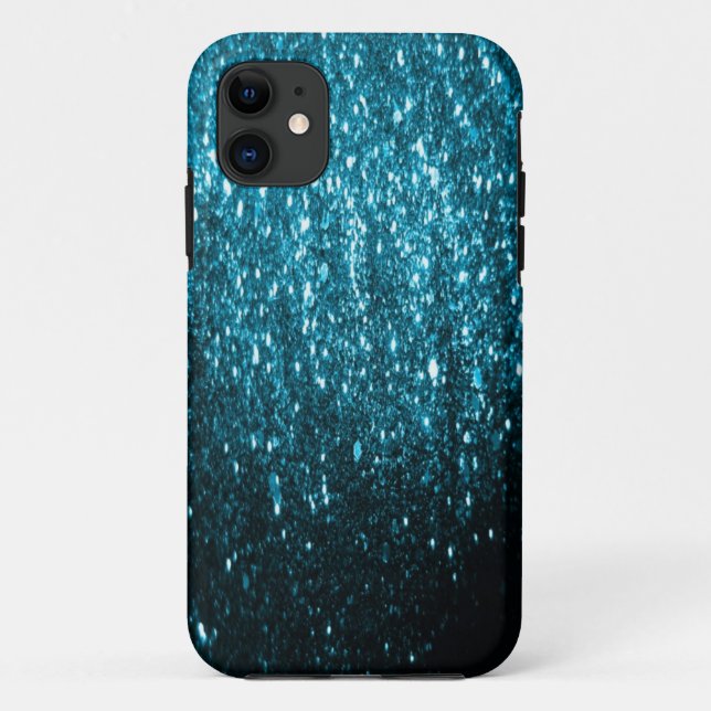 Capa Para iPhone Da Case-Mate O brilho azul sparkles cobrir do iphone 5 (Verso)