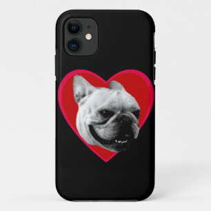 Capa Para iPhone Da Case-Mate O buldogue francês dos namorados