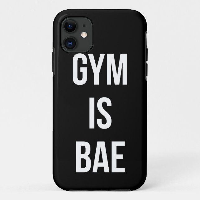 Capa Para iPhone Da Case-Mate O Gym é Bae - exercício engraçado inspirado (Verso)