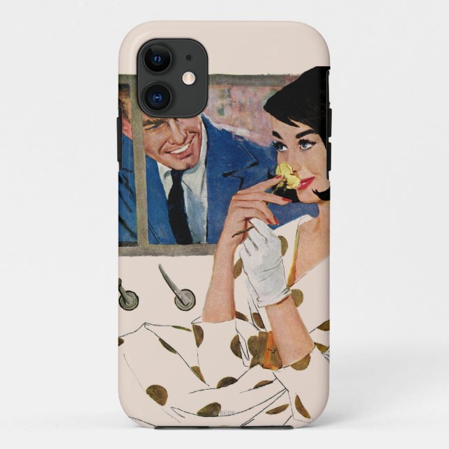 Capa Para iPhone Da Case-Mate O ouro aumentou (Verso)