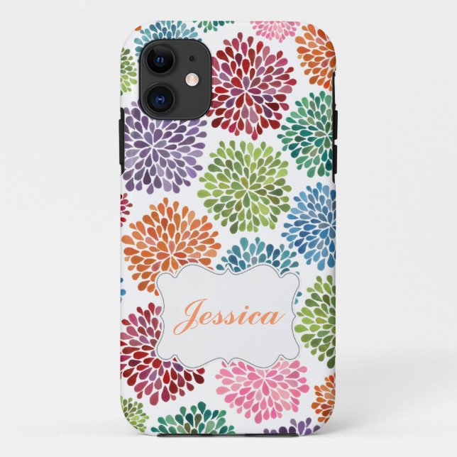 Capa Para iPhone Da Case-Mate O primavera brilhante floresce a identificação (Verso)