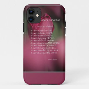 Capa Para iPhone Da Case-Mate O que o Cancer não pode fazer, apoiar e encorajar