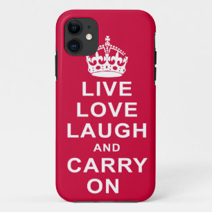 Capa Para iPhone Da Case-Mate O riso vivo do amor e continua
