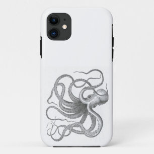 Capa Para iPhone Da Case-Mate O vintage náutico do polvo do steampunk kraken a
