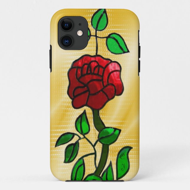 Capa Para iPhone Da Case-Mate O vitral aumentou (Verso)