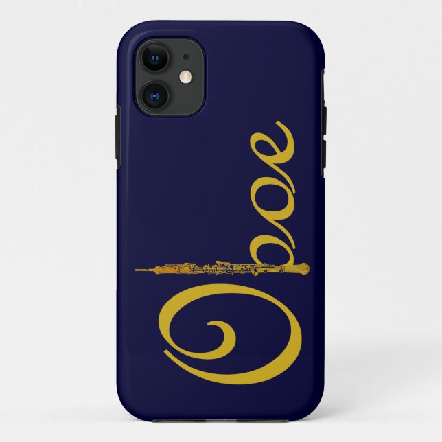 Capa Para iPhone Da Case-Mate Oboe Dourado (Verso)