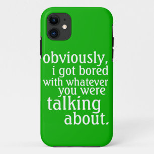 Capa Para iPhone Da Case-Mate Obviamente eu fiquei entediado