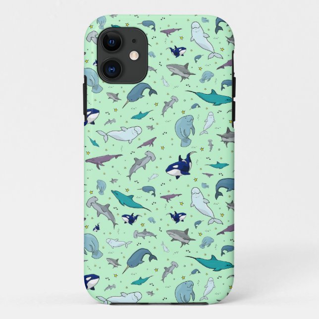 Capa Para iPhone Da Case-Mate Oceano em Verde (Verso)