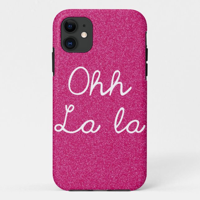 Capa Para iPhone Da Case-Mate Oh La do La - rosa da framboesa (Verso)