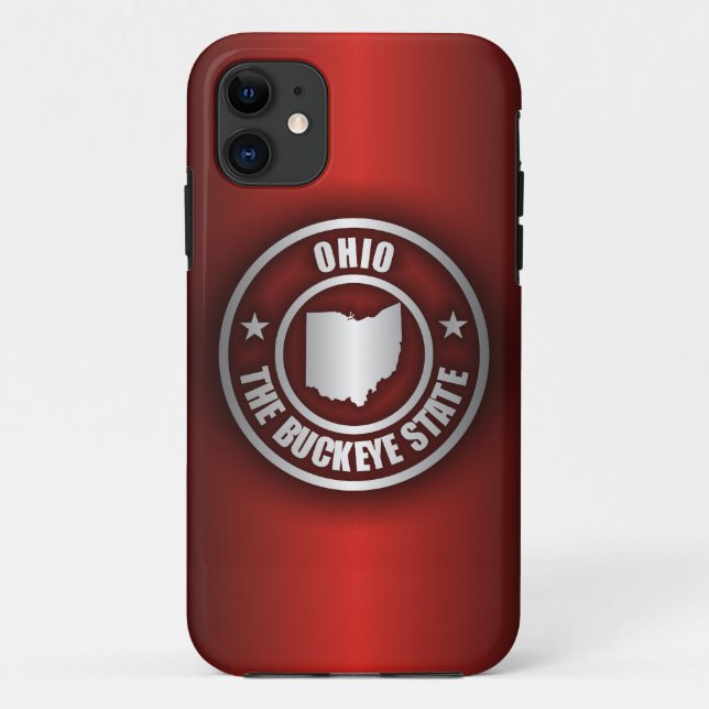 Capa Para iPhone Da Case-Mate Ohio Steel (Red) (Verso)