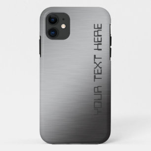 Capa Para iPhone Da Case-Mate Olhar escovado personalizado falso do metal