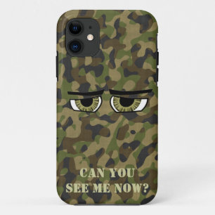 Capa Para iPhone Da Case-Mate Olhos camuflados engraçados, forças armadas,