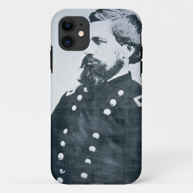 Capa Para iPhone Da Case-Mate Oliver Otis Howard (foto de b/w) (Verso)