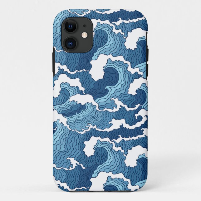 Capa Para iPhone Da Case-Mate Ondas Abstrato (Verso)