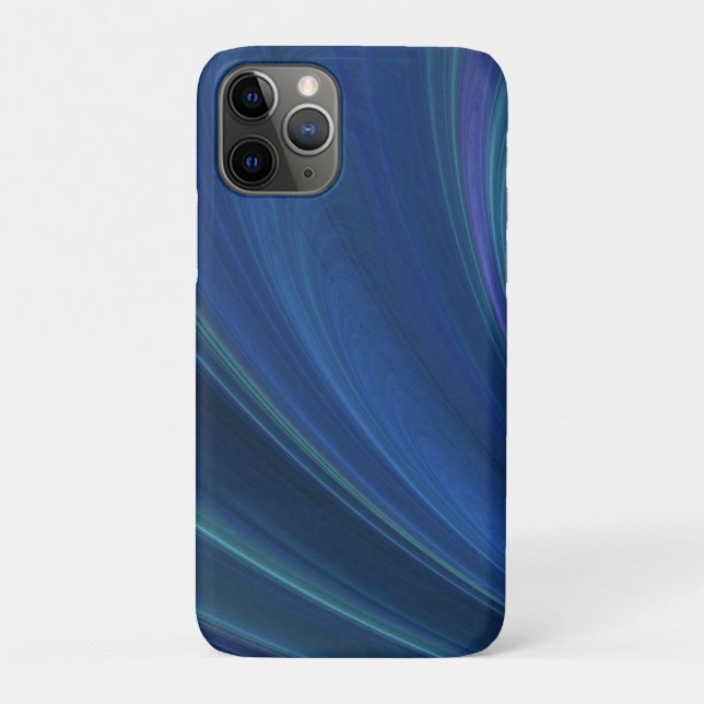Capa Para iPhone Da Case-Mate Ondas de Areia Macia Azul e Verde (Verso)