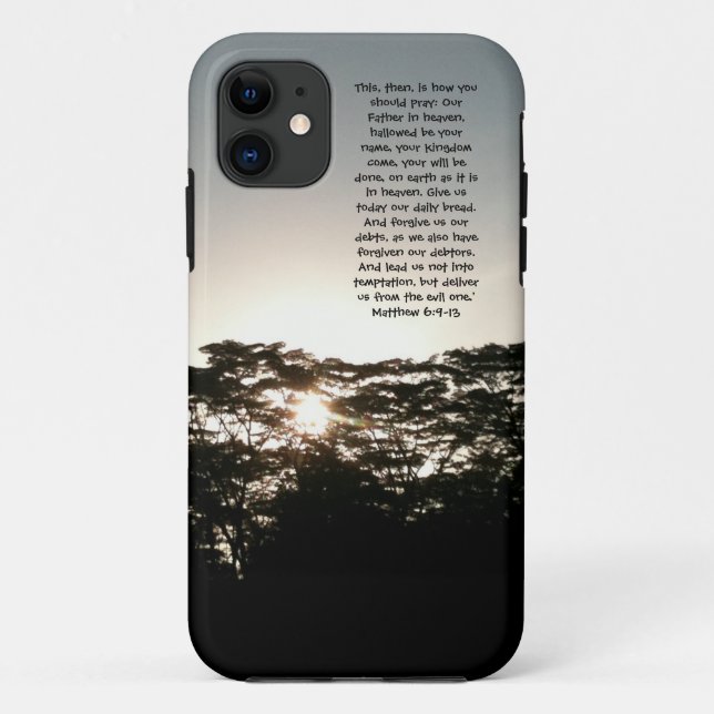 Capa Para iPhone Da Case-Mate Oração Telefone Embalagem do senhor (Verso)