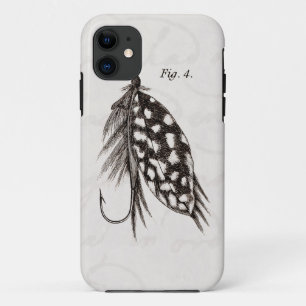 Capa Para iPhone Da Case-Mate Os 1800s do vintage que dobram a pesca com mosca