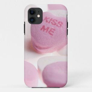 Capa Para iPhone Da Case-Mate Os corações cor-de-rosa & brancos dos doces
