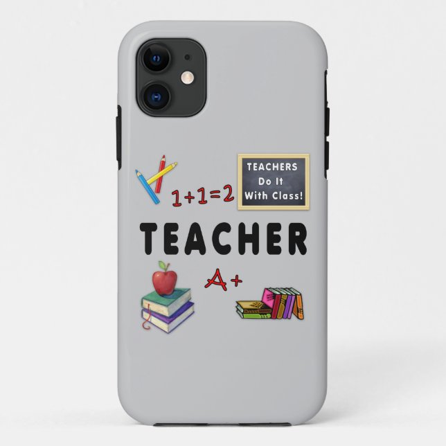 Capa Para iPhone Da Case-Mate Os professores fazem-no com classe (Verso)