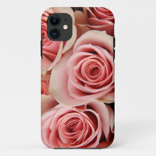 Capa Para iPhone Da Case-Mate Os rosas florais, cor-de-rosa, pétalas alisam com