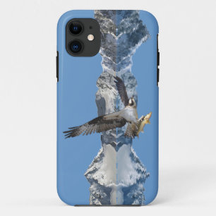 Capa Para iPhone Da Case-Mate Osprey Voador, Peixes e Montanhas Arte Selvagem