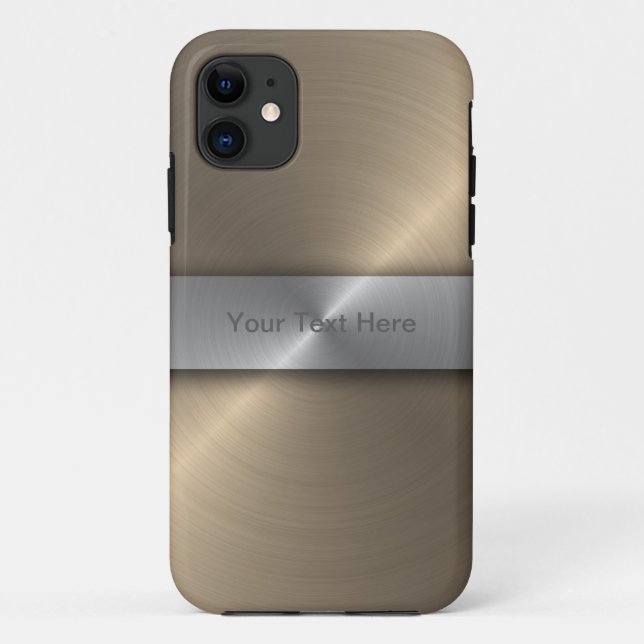 Capa Para iPhone Da Case-Mate Ouro e prata (Verso)