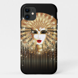 Capa Para iPhone Da Case-Mate Ouro Mask Mardi Gras iPhone 5 Case