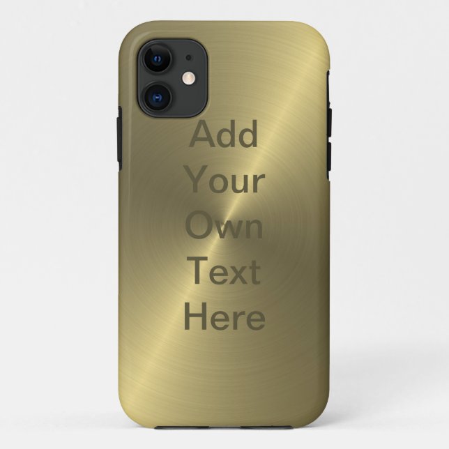 Capa Para iPhone Da Case-Mate Ouro metálico (Verso)