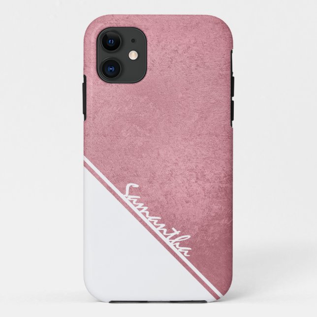 Capa Para iPhone Da Case-Mate Ouro Rosa (Verso)
