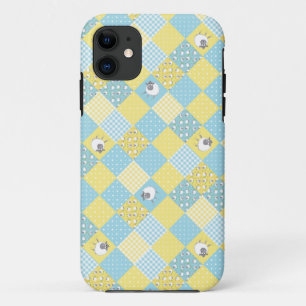 Capa Para iPhone Da Case-Mate Ovinos, Casos de Patchwork de Falhas do País iPhon