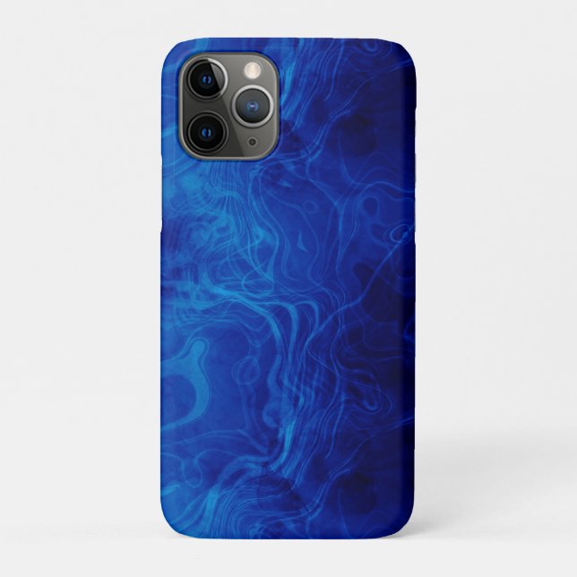 Capa Para iPhone Da Case-Mate Padrão Azul Elétrico Dramático (Verso)