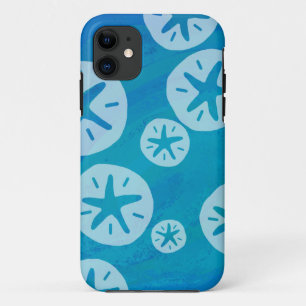 Capa Para iPhone Da Case-Mate Padrão Branco e Azul do Dólar de areia