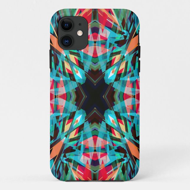 Capa Para iPhone Da Case-Mate Padrão caleidoscópico colorido (Verso)