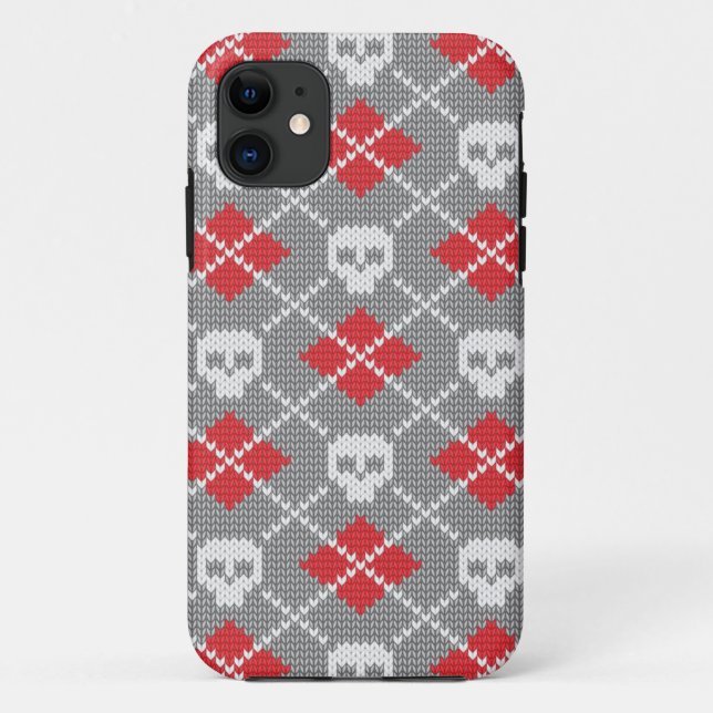 Capa Para iPhone Da Case-Mate Padrão com crânios (Verso)