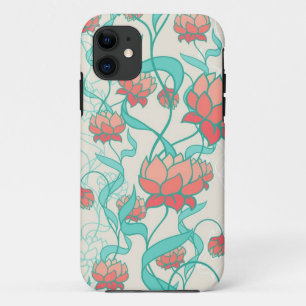 Capa Para iPhone Da Case-Mate Padrão de Abstrato Lotus