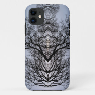 Capa Para iPhone Da Case-Mate Padrão de árvore silhuetada e céu azul