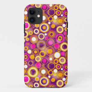 Capa Para iPhone Da Case-Mate Padrão de Bolinhas violeta