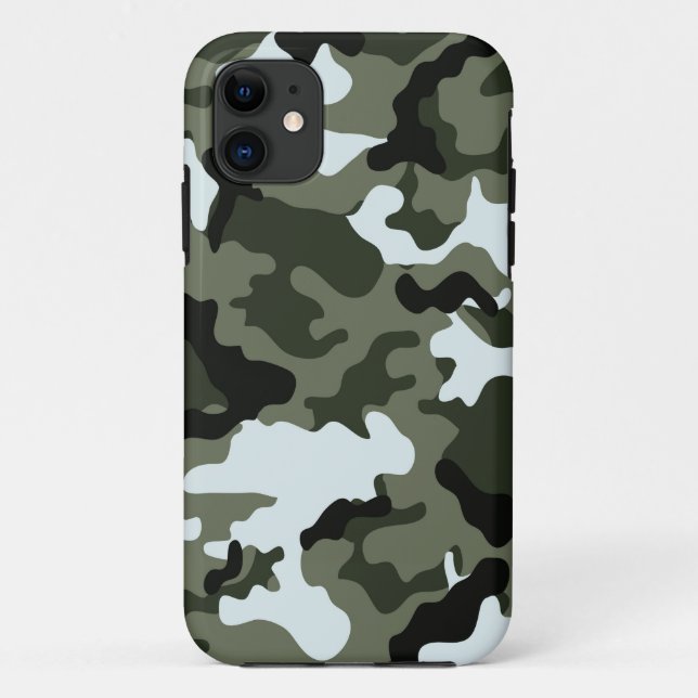 Capa Para iPhone Da Case-Mate Padrão de Camo Militar (Verso)