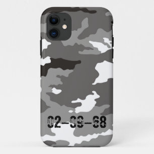 Capa Para iPhone Da Case-Mate Padrão de camuflagem cinza
