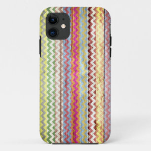 Capa Para iPhone Da Case-Mate Padrão de Chevron Moderno Wooden #3