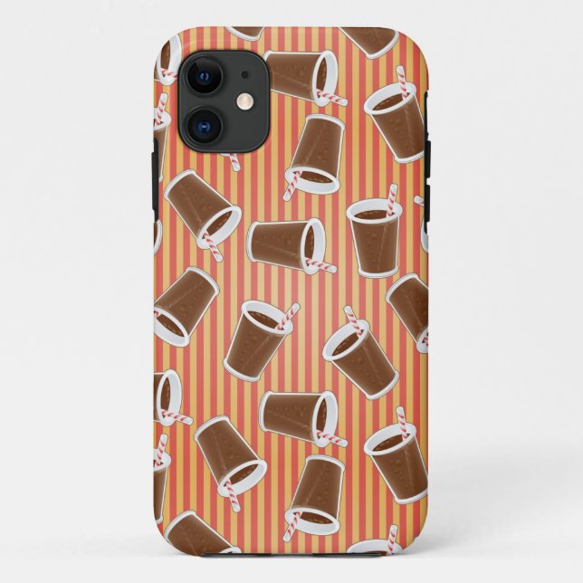 Capa Para iPhone Da Case-Mate Padrão de comida rápida (Verso)