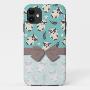 Capa Para iPhone Da Case-Mate padrão de corujas brancas nevadas fofas