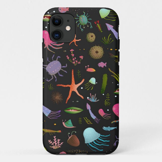 Capa Para iPhone Da Case-Mate Padrão de Critérios do Mar (Verso)