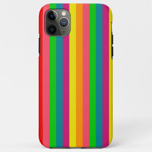 Capa Para iPhone Da Case-Mate Padrão de faixas verticais do arco-íris multicol